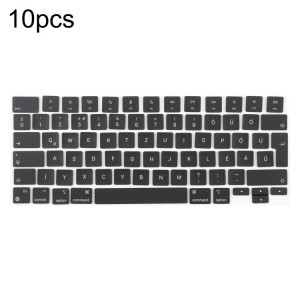 Lot de 10 touches de raccourci pour MacBook A2681, A2941, A3113, A3114, version UK, langue : Hongrie SH44071039-20